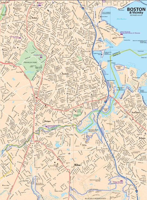 Massachusetts Atlas & Gazetteer- Boston 2 Preview 1