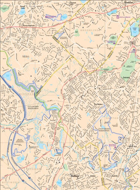 Massachusetts Atlas & Gazetteer- Boston 3 Preview 1