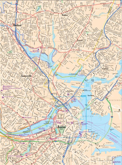 Massachusetts Atlas & Gazetteer- Boston 4 Preview 1