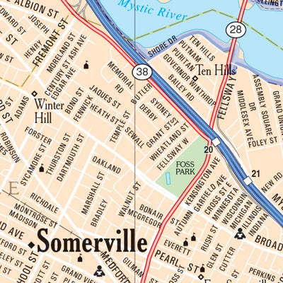 Massachusetts Atlas & Gazetteer- Boston 4 Preview 3