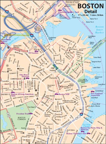 Massachusetts Atlas & Gazetteer- Boston Detail Preview 1
