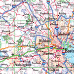 Massachusetts Atlas & Gazetteer Overview Map Preview 3