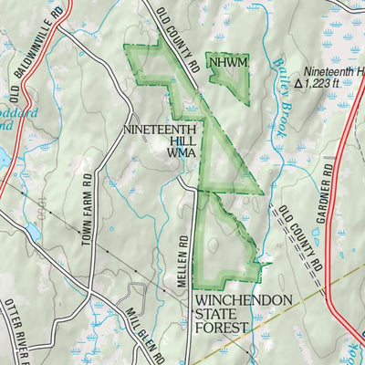 Massachusetts Atlas & Gazetteer Page 25 Preview 2