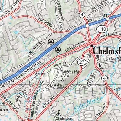 Massachusetts Atlas & Gazetteer Page 27 Preview 3