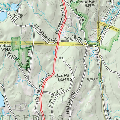 Massachusetts Atlas & Gazetteer Page 28 Preview 2