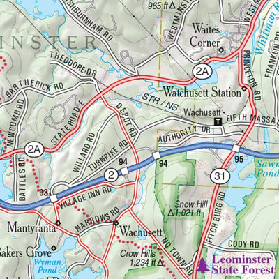Massachusetts Atlas & Gazetteer Page 28 Preview 3