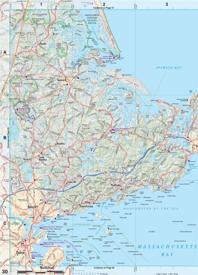 Massachusetts Atlas & Gazetteer Page 31 Inset Preview 1