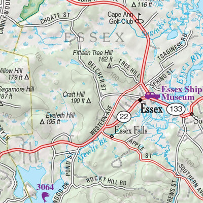 Massachusetts Atlas & Gazetteer Page 31 Inset Preview 2