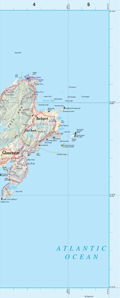 Massachusetts Atlas & Gazetteer Page 31 Preview 1