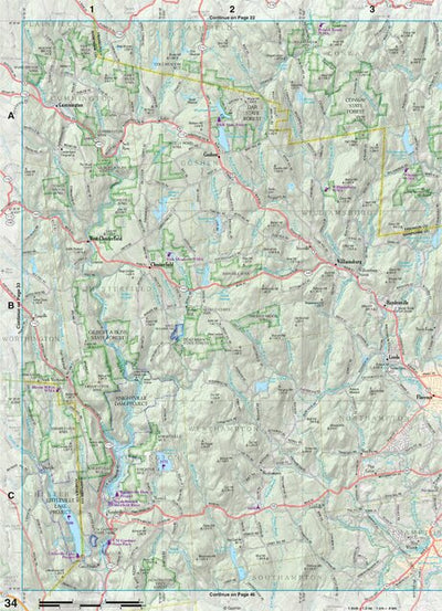 Massachusetts Atlas & Gazetteer Page 33 Preview 1
