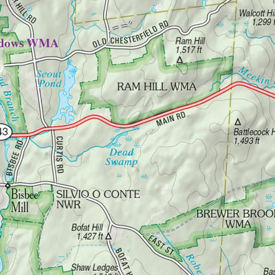 Massachusetts Atlas & Gazetteer Page 33 Preview 2