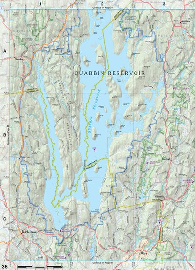 Massachusetts Atlas & Gazetteer Page 36 Preview 1