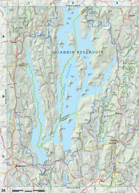 Massachusetts Atlas & Gazetteer Page 36 Preview 1