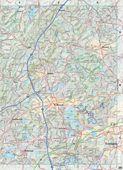 Massachusetts Atlas & Gazetteer Page 37 Preview 1