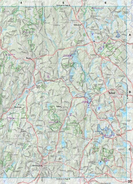 Massachusetts Atlas & Gazetteer Page 39 Preview 1