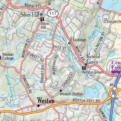 Massachusetts Atlas & Gazetteer Page 40 Preview 2