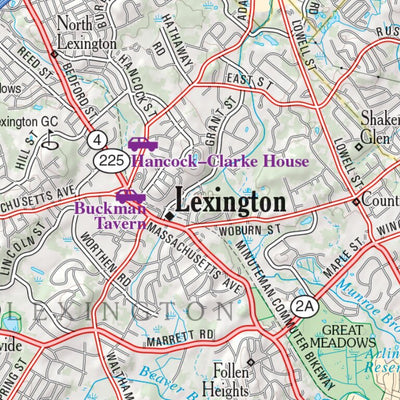 Massachusetts Atlas & Gazetteer Page 40 Preview 3