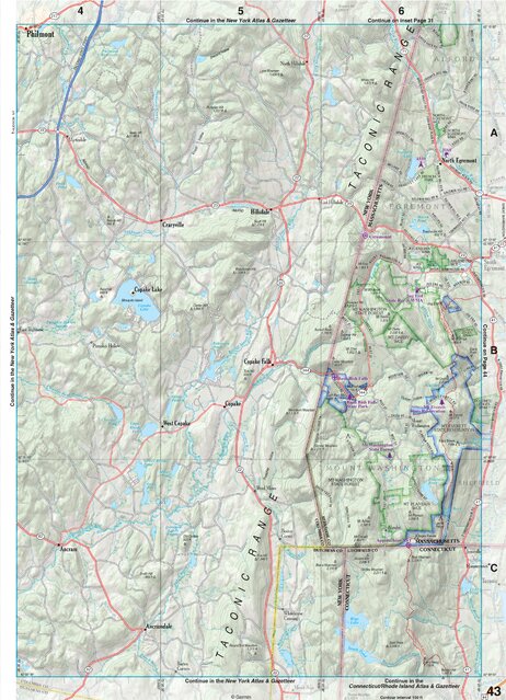 Massachusetts Atlas & Gazetteer Page 41 Preview 1