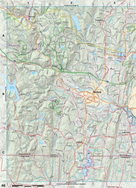 Massachusetts Atlas & Gazetteer Page 44 Preview 1