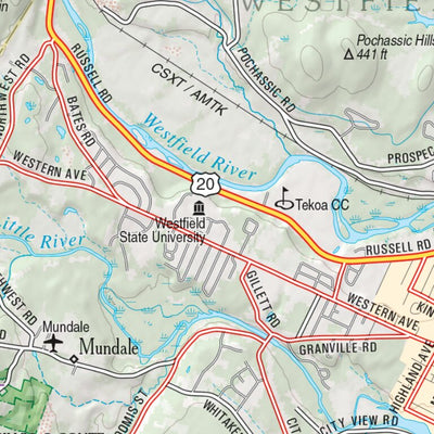 Massachusetts Atlas & Gazetteer Page 44 Preview 2