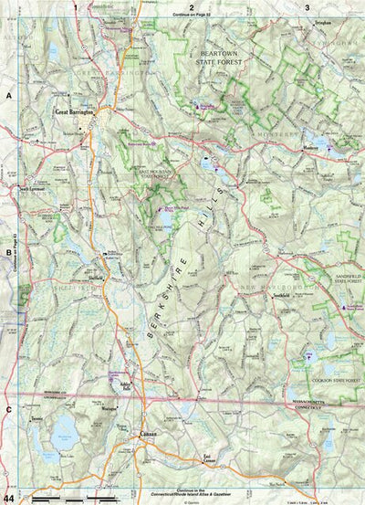 Massachusetts Atlas & Gazetteer Page 45 Preview 1