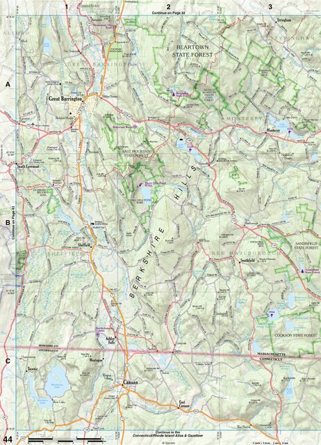 Massachusetts Atlas & Gazetteer Page 45 Preview 1