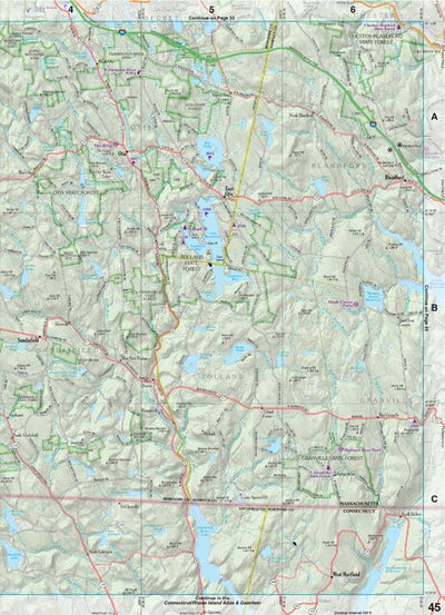 Massachusetts Atlas & Gazetteer Page 46 Preview 1