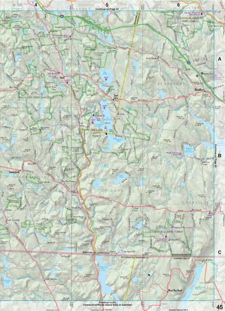 Massachusetts Atlas & Gazetteer Page 46 Preview 1