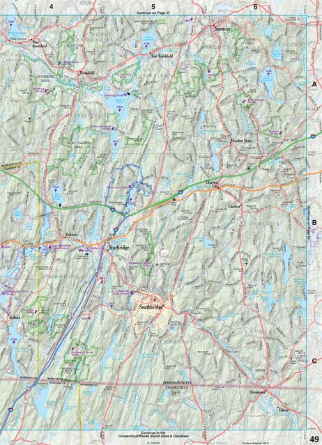 Massachusetts Atlas & Gazetteer Page 48 Preview 1