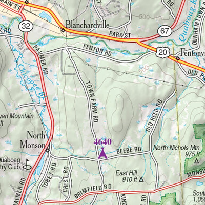 Massachusetts Atlas & Gazetteer Page 50 Preview 2
