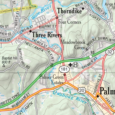 Massachusetts Atlas & Gazetteer Page 50 Preview 3