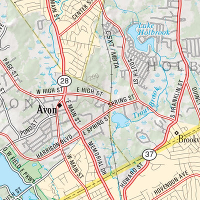 Massachusetts Atlas & Gazetteer Page 52 Preview 2