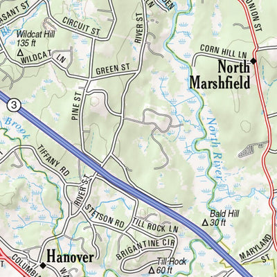 Massachusetts Atlas & Gazetteer Page 53 Preview 2