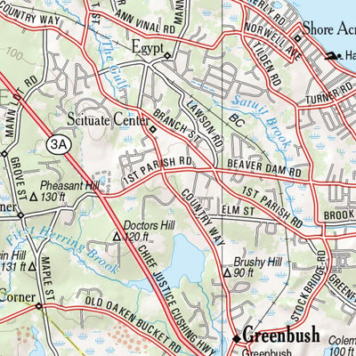 Massachusetts Atlas & Gazetteer Page 53 Preview 3