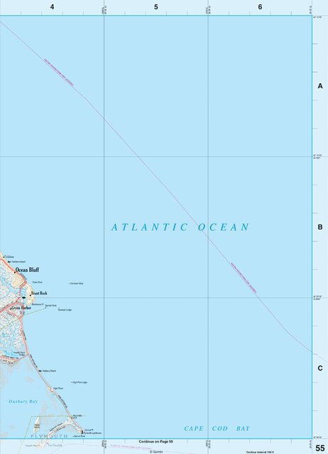 Massachusetts Atlas & Gazetteer Page 55 Preview 1