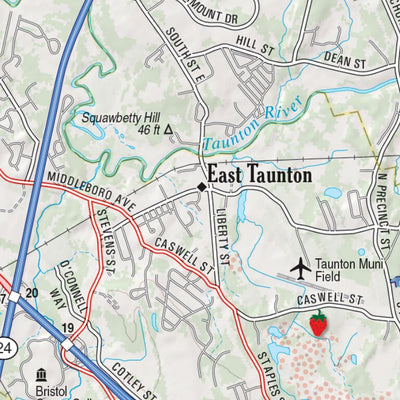 Massachusetts Atlas & Gazetteer Page 56 Preview 2
