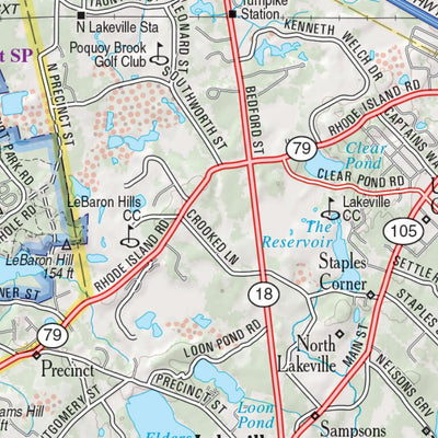 Massachusetts Atlas & Gazetteer Page 56 Preview 3