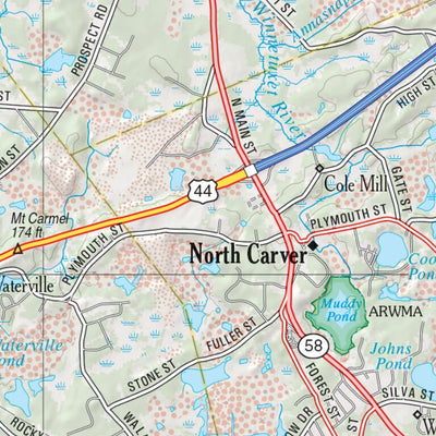 Massachusetts Atlas & Gazetteer Page 57 Preview 3