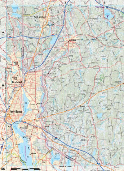 Massachusetts Atlas & Gazetteer Page 58 Preview 1