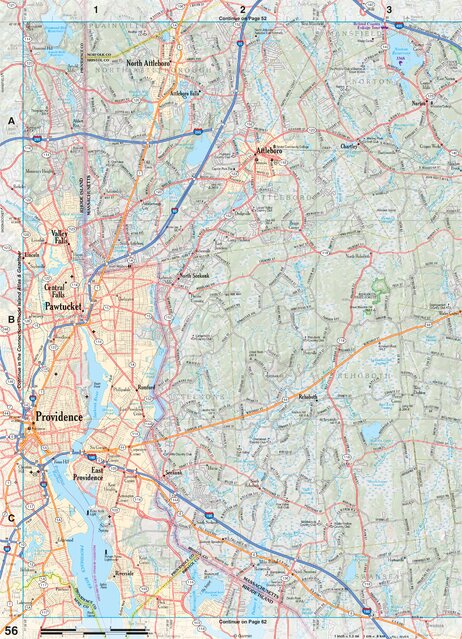 Massachusetts Atlas & Gazetteer Page 58 Preview 1