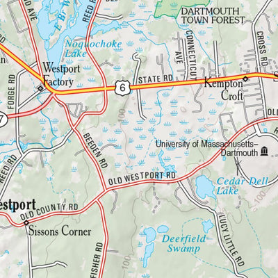 Massachusetts Atlas & Gazetteer Page 62 Preview 2