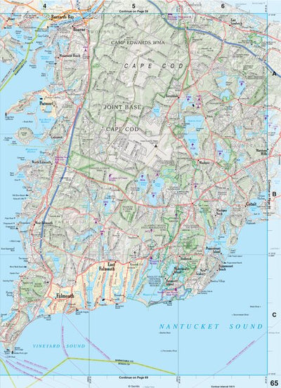 Massachusetts Atlas & Gazetteer Page 66 Preview 1
