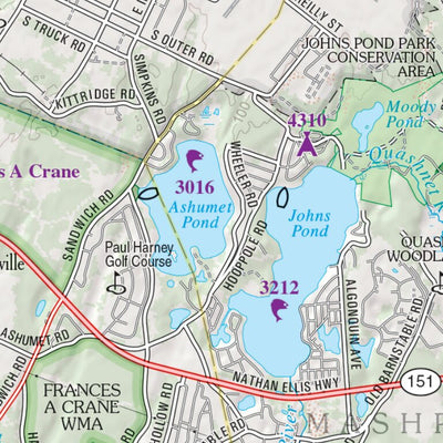 Massachusetts Atlas & Gazetteer Page 66 Preview 2