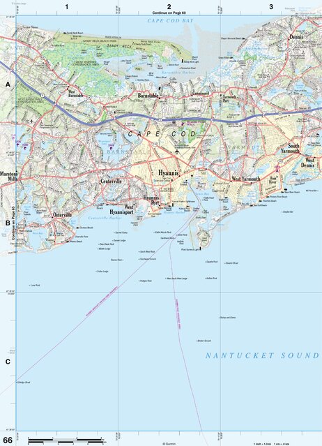 Massachusetts Atlas & Gazetteer Page 68 Preview 1