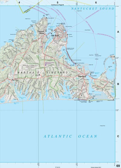 Massachusetts Atlas & Gazetteer Page 69 Preview 1