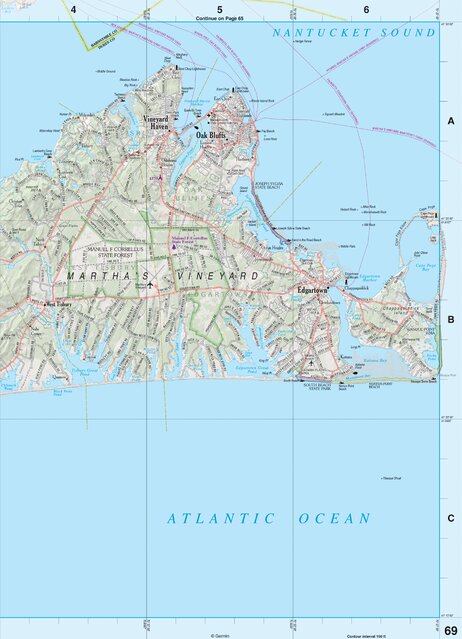 Massachusetts Atlas & Gazetteer Page 69 Preview 1