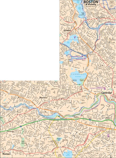 Massachusetts Atlas & Gazetteer Page 71 Preview 1