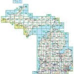 Michigan Atlas & Gazetteer Overview Map Preview 1