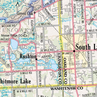Michigan Atlas & Gazetteer Page 101 Preview 2