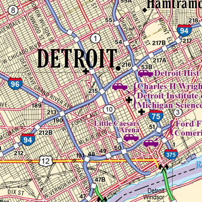Michigan Atlas & Gazetteer Page 102 Preview 3